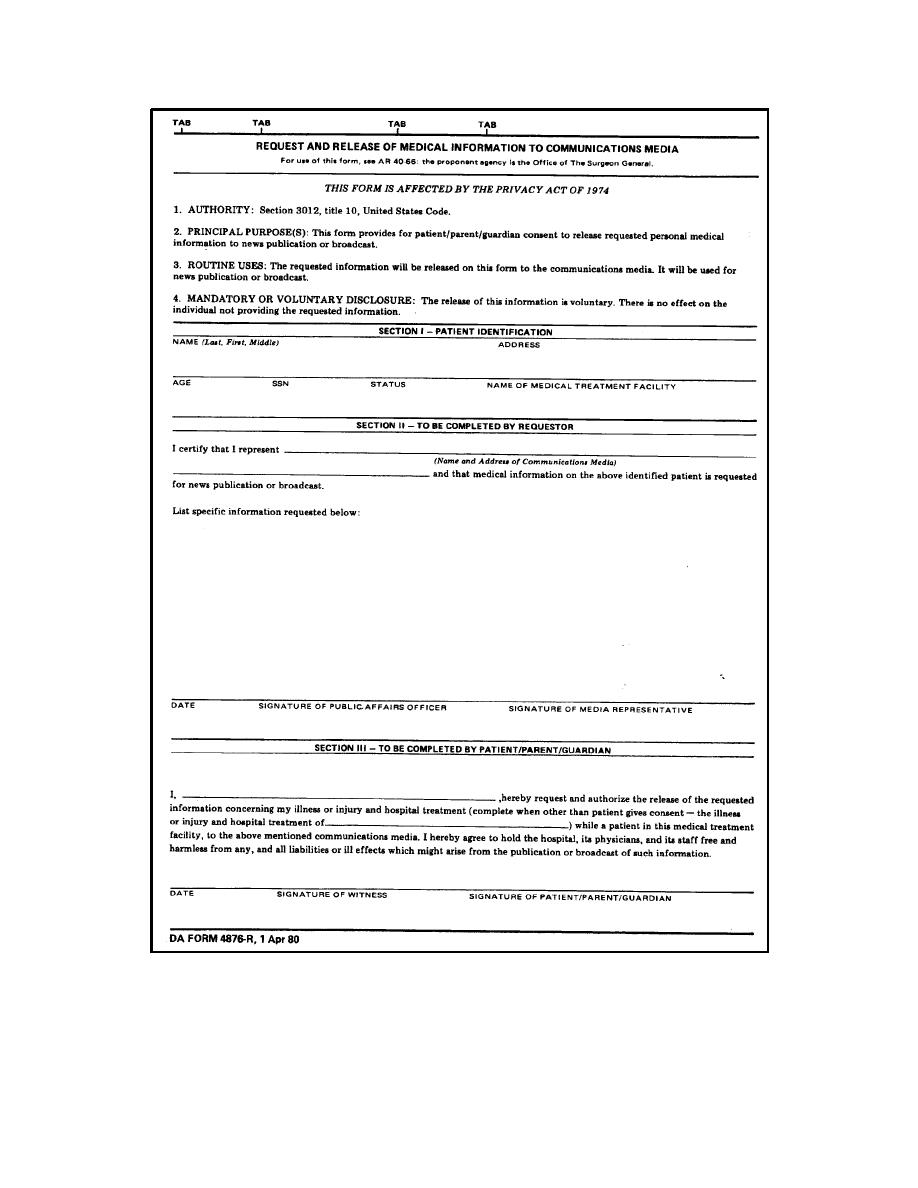 generic medical release form